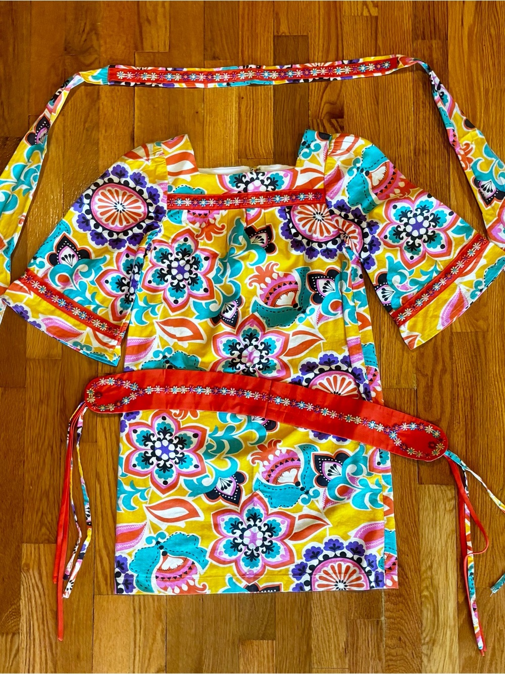 Handmade Vintage Retro Hippie Girl Halloween Costume - Girl’s Size S/M